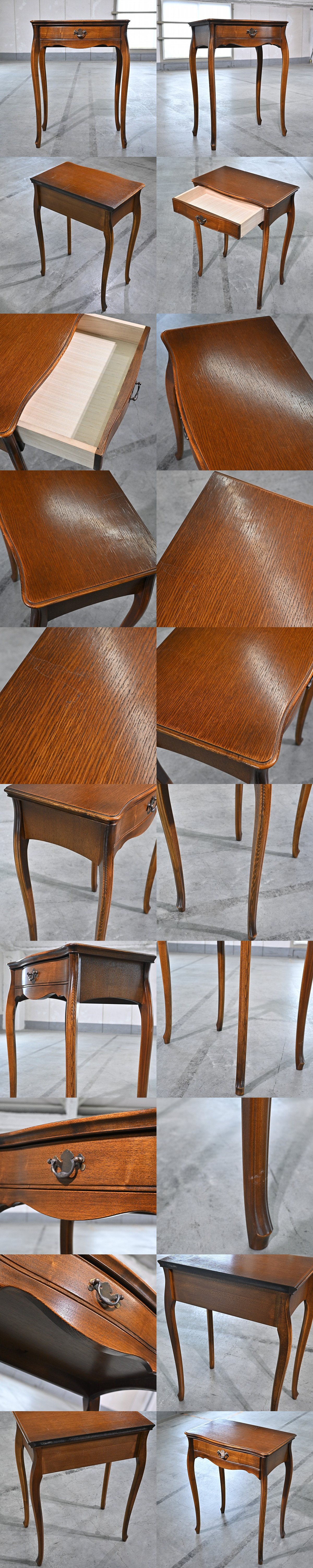 松永工房 カンティーニュ オーク材 クラシカル ラウンド ダイニング