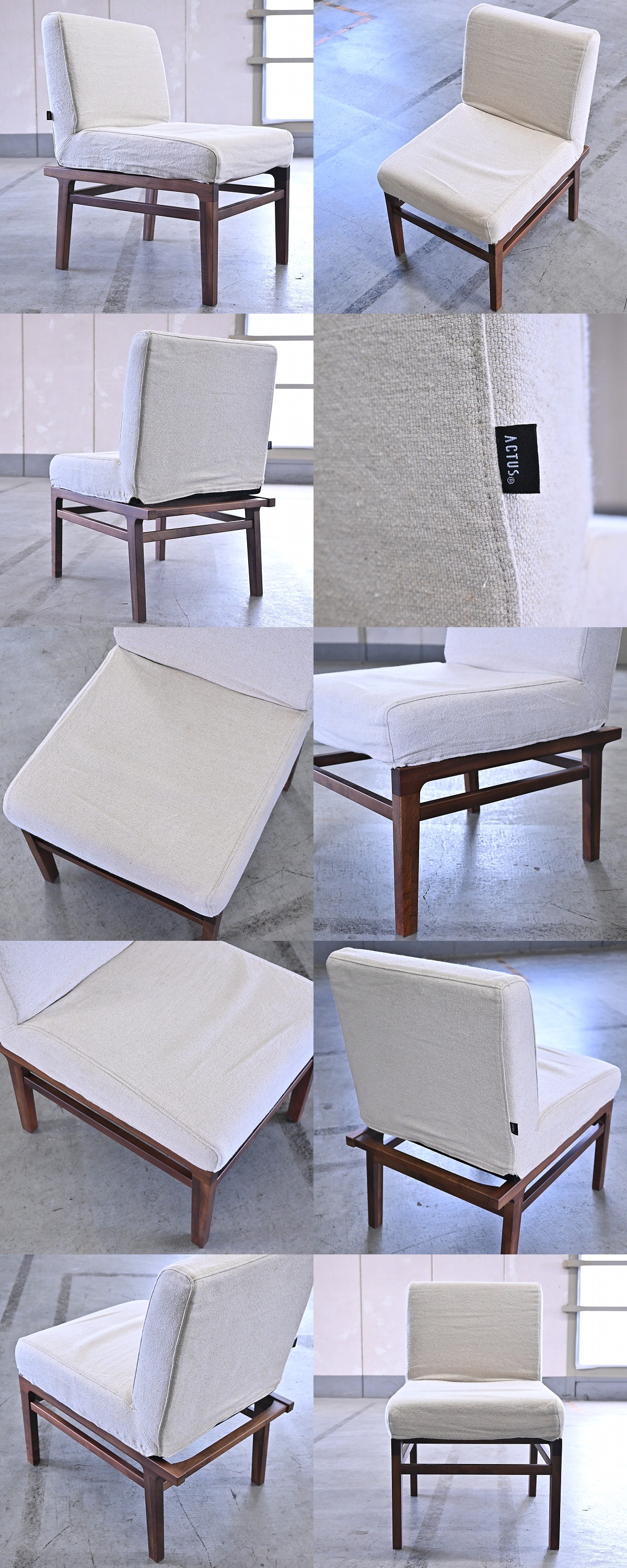 ACTUS ⁄ アクタス□OWN-S ⁄ オウン ダイニングチェア スチールレッグ