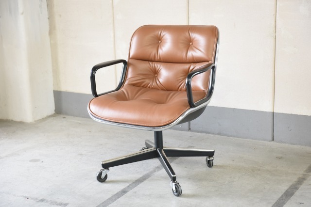 ナチュラルネイビー Knoll ポロックチェア - crumiller.com