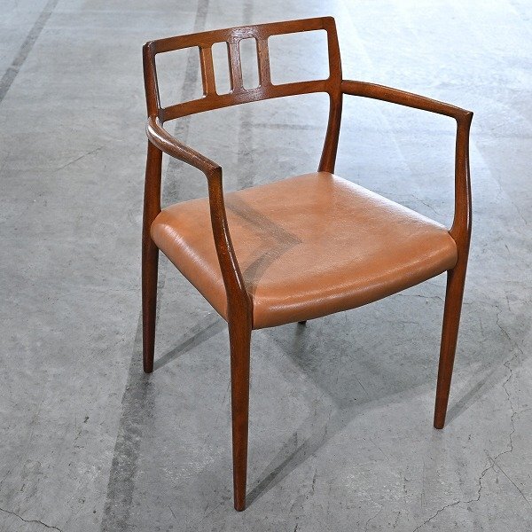 デンマーク J.L. Moller「Model 64」アームチェア チーク材 Niels O. Moller 1人掛けの商品写真