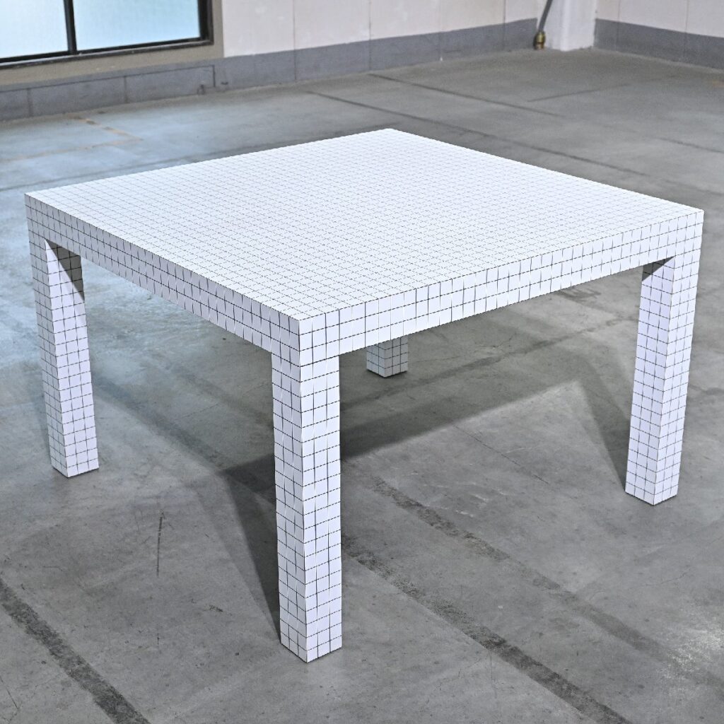 Zanotta 「Quaderna/クアデルナ 2600」テーブル スーパースタジオ ラディカルデザイン ハニカムウッドパネル リビング 店舗 ザノッタの商品写真