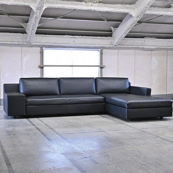 超美品 cassina「235/236 MISTER/ミスター システム ソファ」 フィリップ・スタルク カウチソファ 本革 カッシーナの商品写真