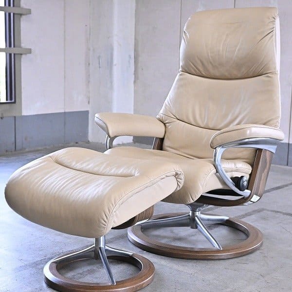 EKORNES 「View/ビュー」ストレスレスチェア オットマン付き ベージュ リクライニング パーソナル 北欧ノルウェー エコーネスの商品写真