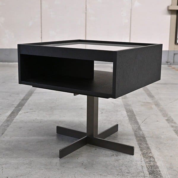 ★高級 イタリア製 Minotti モダン サイドテーブルb コーヒーテーブル ラウンドテーブル ガラス ミニテーブルの商品写真