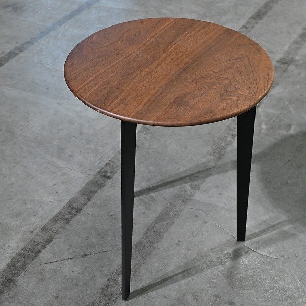 Ritzwell 「OS TABLE」 サイドテーブル B ウォールナット無垢材 宮本晋作 北欧風 リッツウェルの商品写真