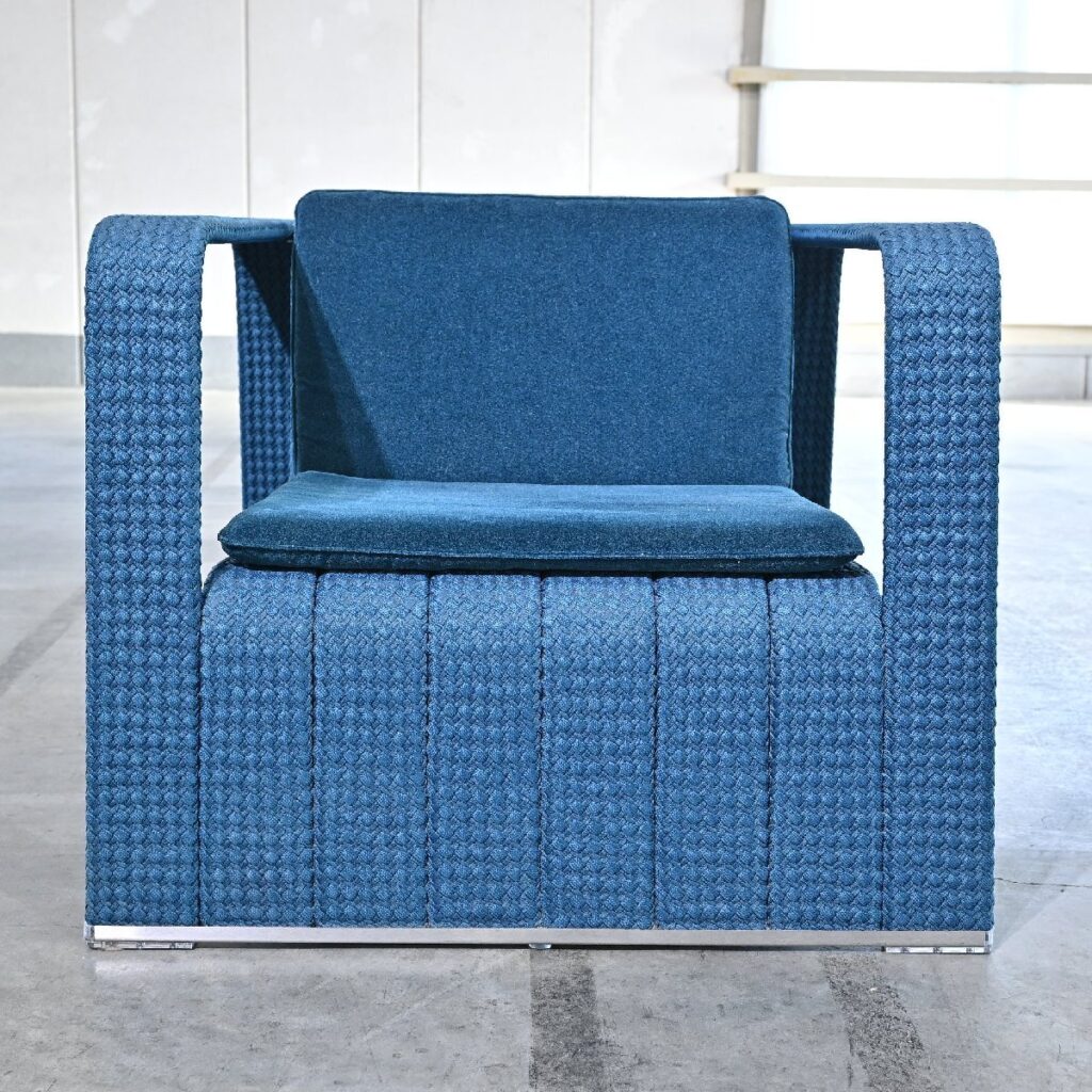 イタリア Paola Lenti 「Frame/フレーム」アームチェア B 屋外 ラウンジ アウトドア フランチェスコロタの商品写真