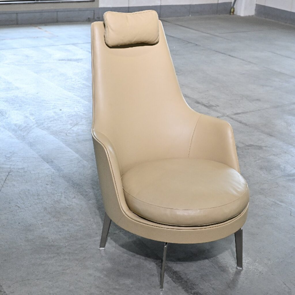 イタリア製 FLEXFORM 「GUSCIOALTO/グッショアルト」シングルソファ 本革 ラウンジチェア アントニオ・チッテリオ フレックスフォルムの商品写真