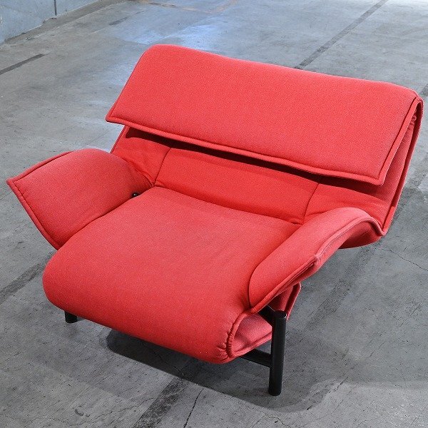 Cassina「VERANDA」1人掛けソファ A ヴィコ・マジストレッティ リビング ダイニング 書斎 オフィス ホテル ロビーの商品写真