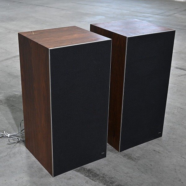 デンマーク製 Bang&Olufsen「Beovox 4702」スピーカー 2点セット Jacob Jensen ローズウッド材 突板 ジャンク品の商品写真
