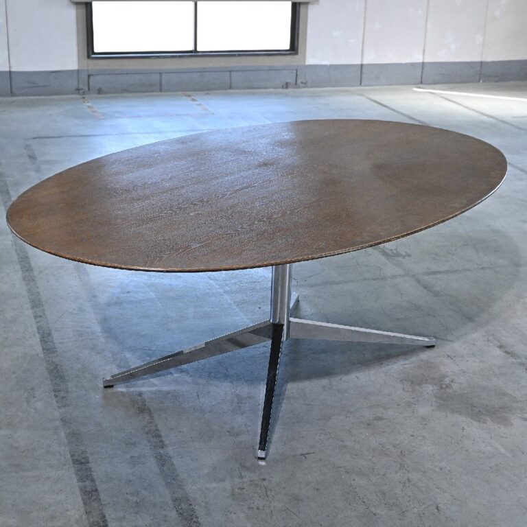 Knoll オーバルデスク Florence Knoll テーブル オーク材 ダイニング リビング 机の商品写真