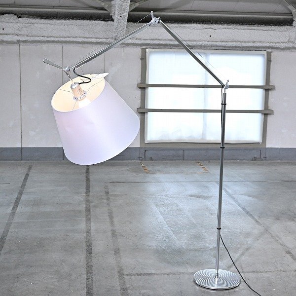 2015年製 ヤマギワ Artemide 「TOLOMEO MEGA」フロアランプ ミケーレ・デ・ルッキ スタンドライト イタリア アルテミデの商品写真