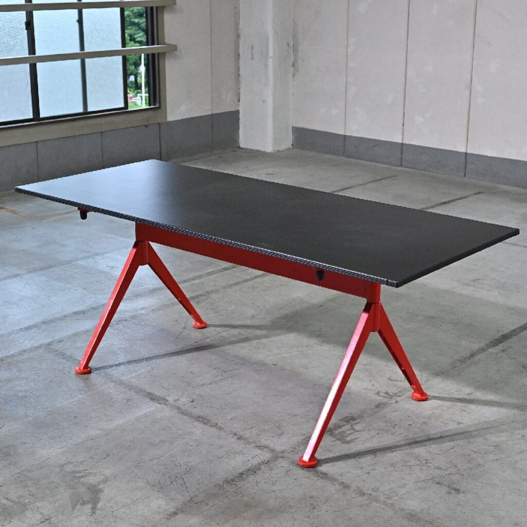 Steelcase VECTA「Ballet/バレエ」 ダイニング ミーティングテーブル コンパス ベクタ スチールケース_Vレッグ ジャン・プルーヴェの商品写真